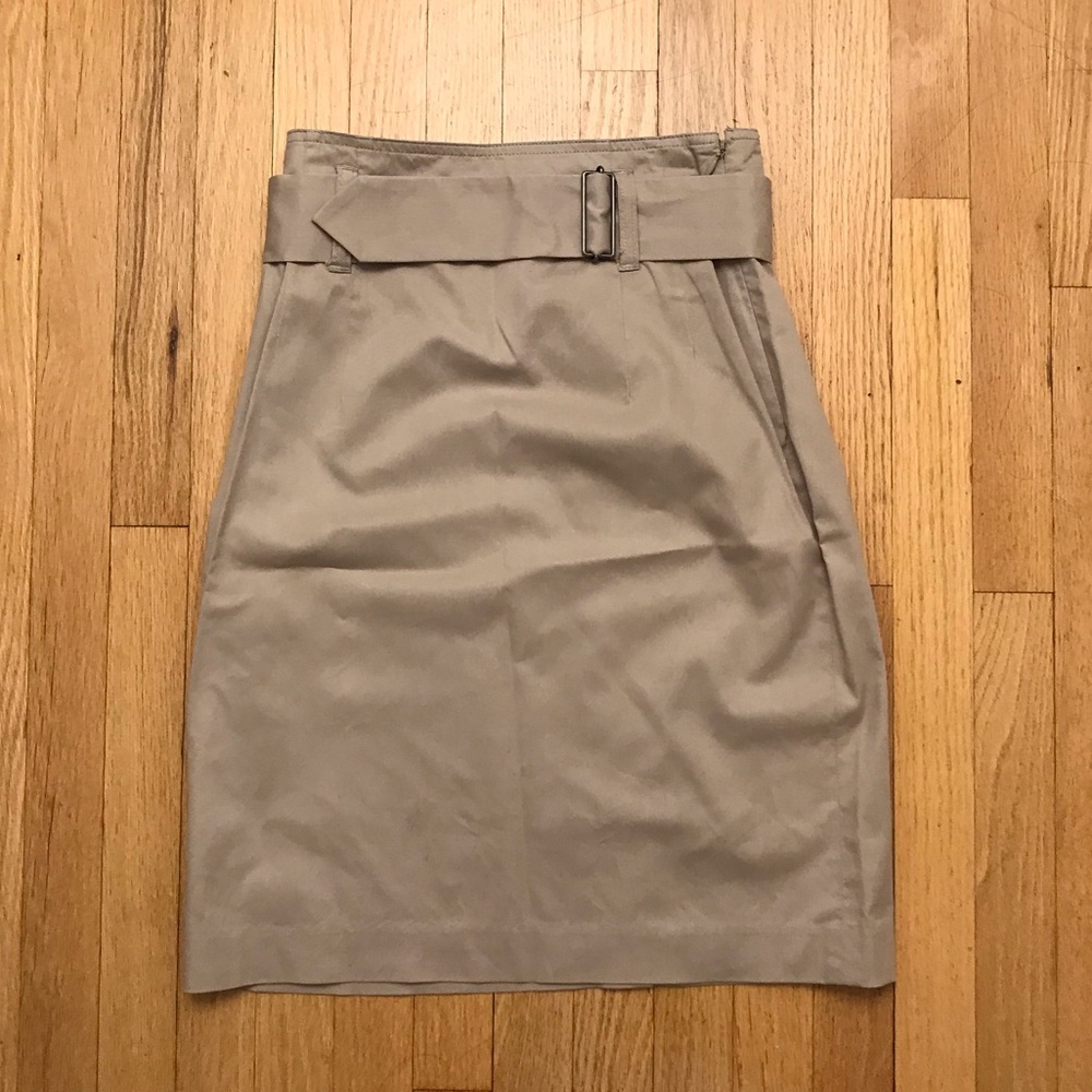 Theory Cyder Belted Pencil Skirt